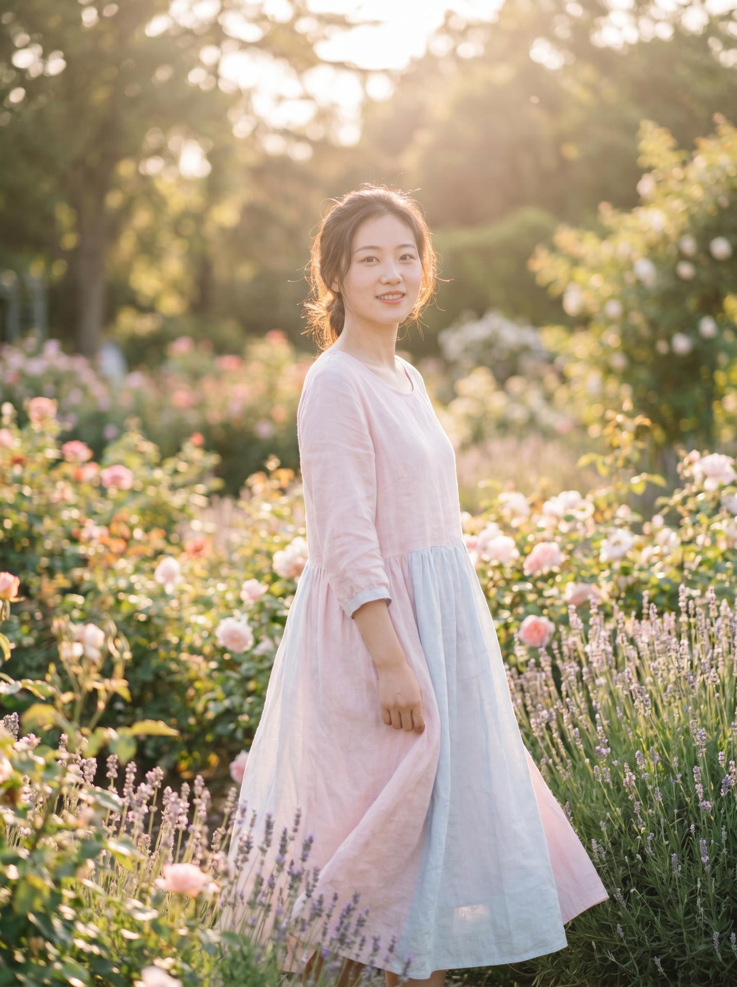 大奶美女美图：清新自然美少女写真